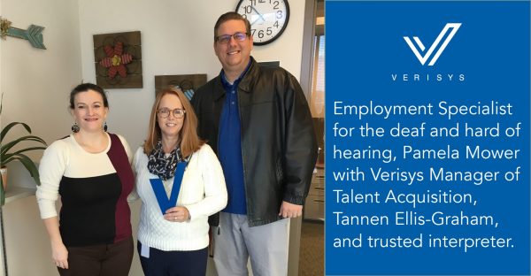 Verisys’ Manager of HR, Tannen Ellis-Graham Keynotes at the Governor’s Committee on Employment of People with Disabilities.