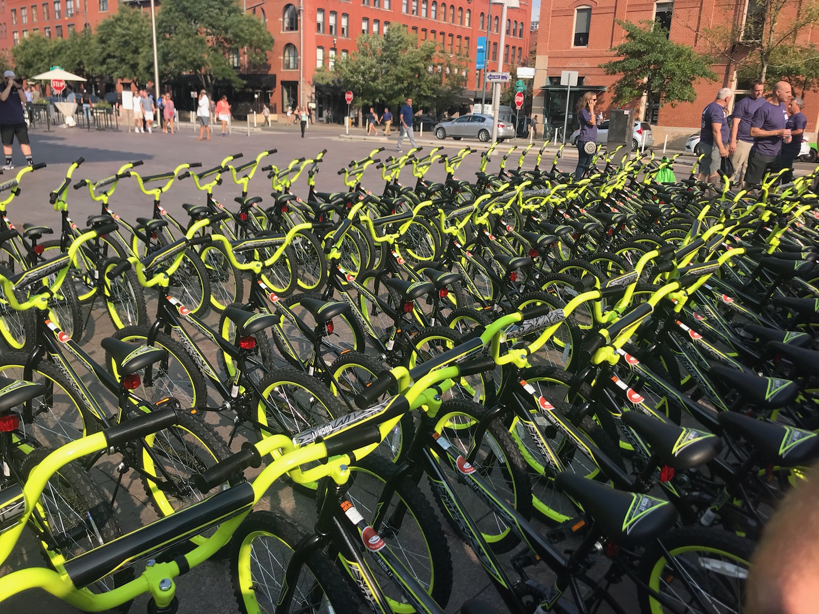 200 bikes at Wish for Wheels in Denver CO