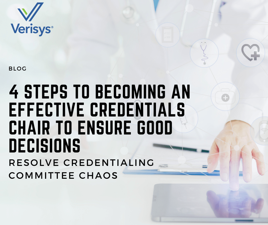 4 Steps to Becoming an Effective Credentials Chair to Ensure Good Decisions